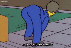 the simpsons booty GIF