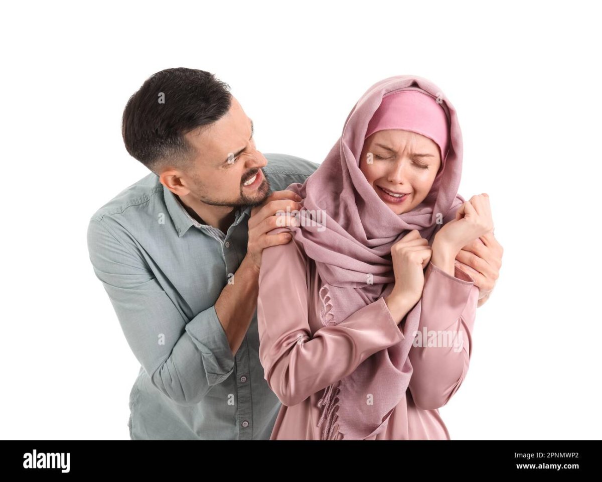 angry-muslim-man-threatening-his-wife-on-white-background-domestic-violence-concept-2PNMWP2.jpg