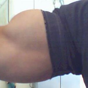 Een van mijn biceps