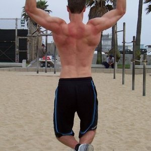 Pull Ups on Venice Beach