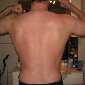 Mijn rug na tien maanden training