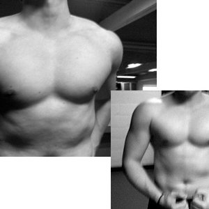 voorkant borst + traps