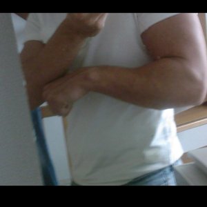 onderarm bijna 38 cm