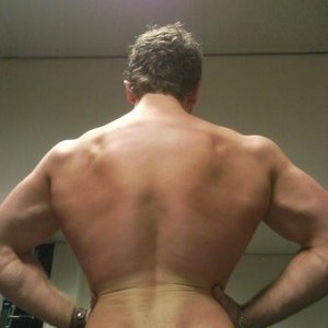 Foto van rug  , Latspread