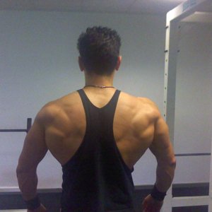 Rug relax tijdens training.