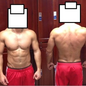 88KG FROND & BACK, BF ?