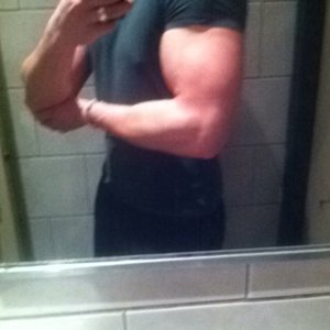 Arm koud gemeten 39,6 cm