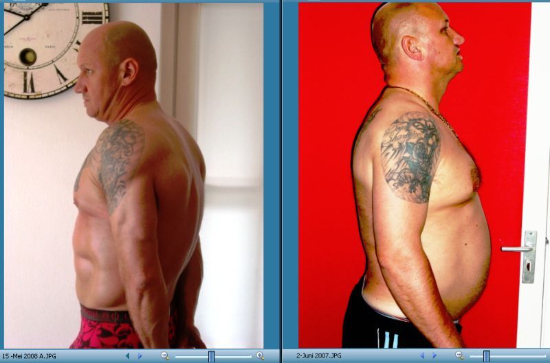 1 jaar verschil 2007-2008 zijkant