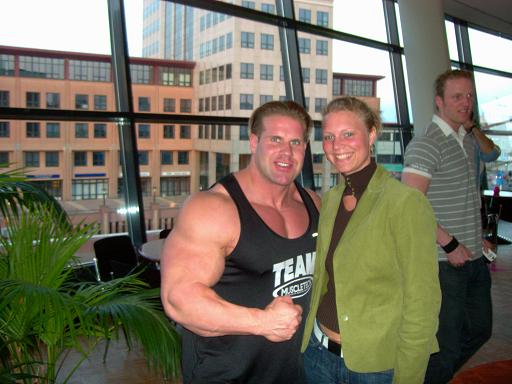 25 maart 2007 in Deventer met Jay Cutler