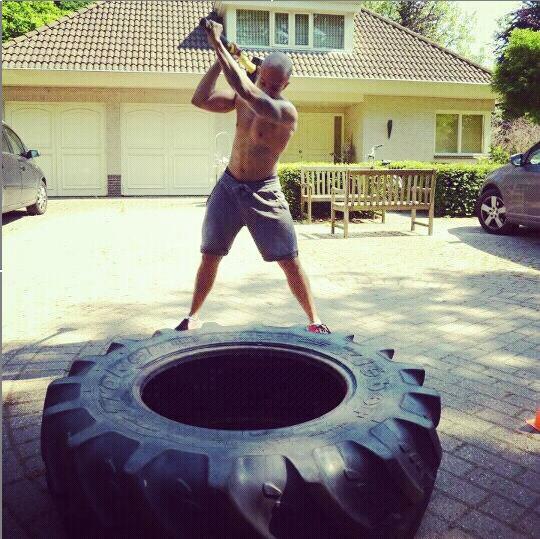 Alternatieve workout,, sledgehammer!!