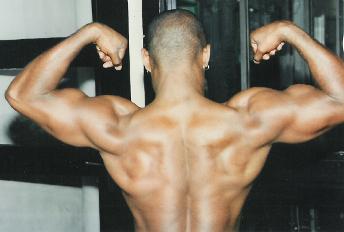 dubbel biceps achter