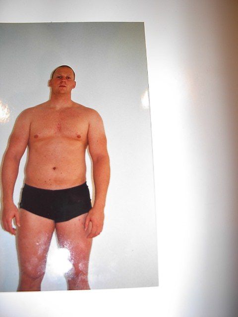 Hier zat ik dus op 24% bf!!!!! (foto van foto, dus zeer slechte kwaliteit!)