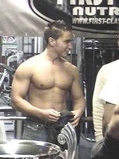 ik in onze oude gym,waar is de tijd. :-)