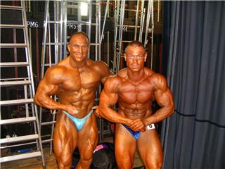 ik met Koert op de ifbb