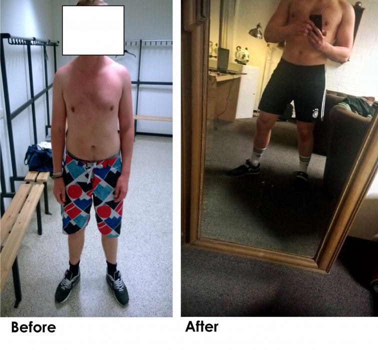 Naturel 1,5 jaar trainen