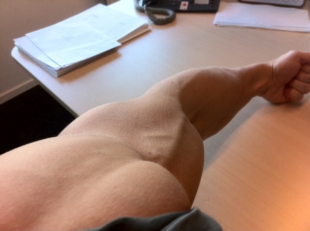 Onderarm met Biceps er aan vast :-) .. 8% vet