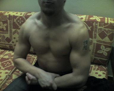 op vakantie, foto na zwemmen =)