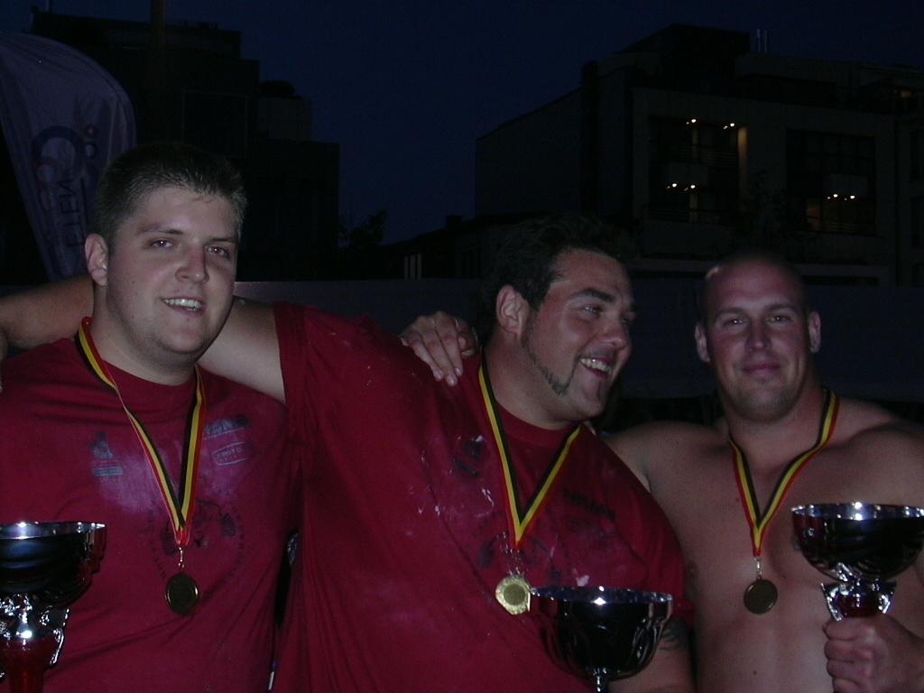 Podium sterkste man van België 2008