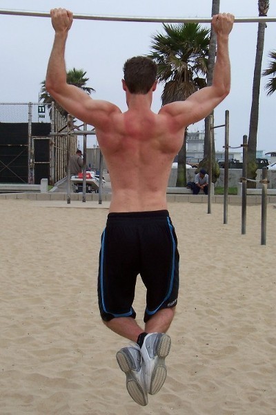 Pull Ups on Venice Beach