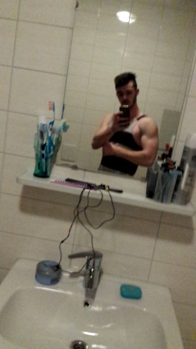 Rechter arm flex, voor de feestdagen.