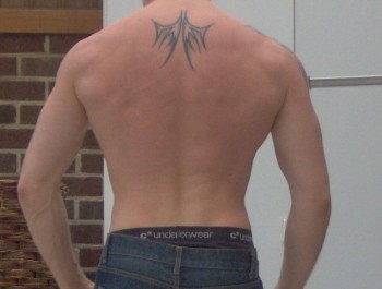 rug koud niet opgespannen