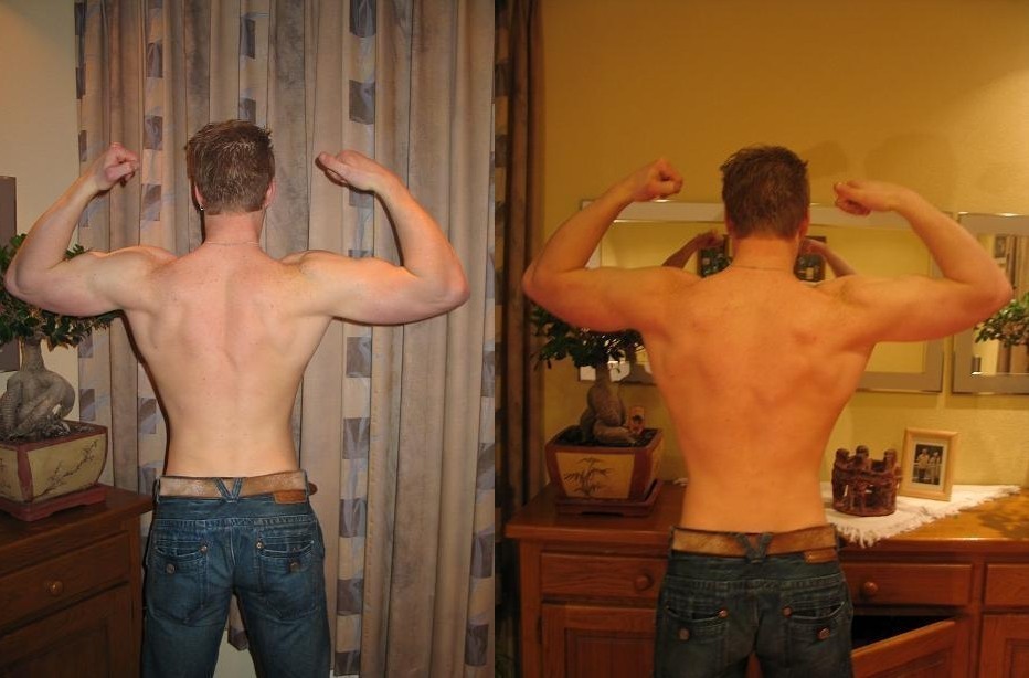 Rug na 3/4 maande fitness waarvan 1 maand sirieus..