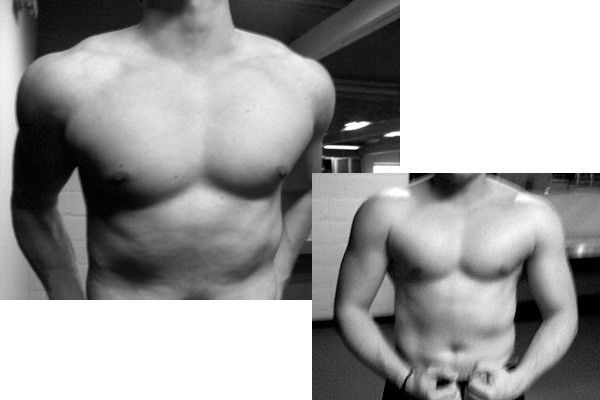 voorkant borst + traps