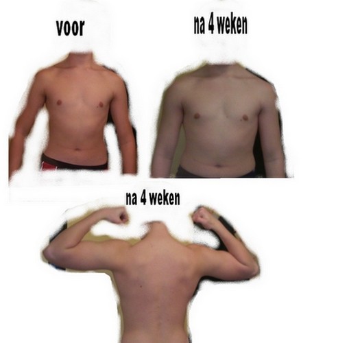 Vooruitgang 4 weken