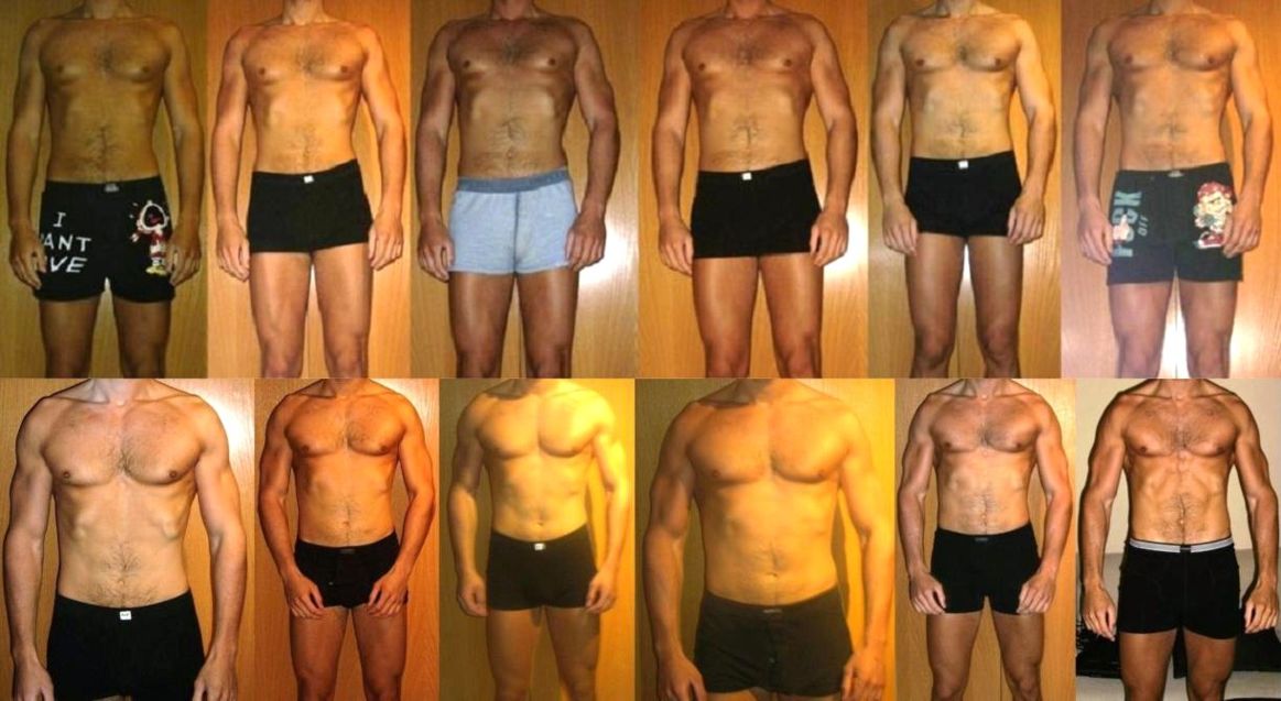 Vooruitgang na 1 jaar fitness